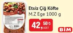 M.Z EGE ETSİZ ÇİĞ KÖFTE 1000 G